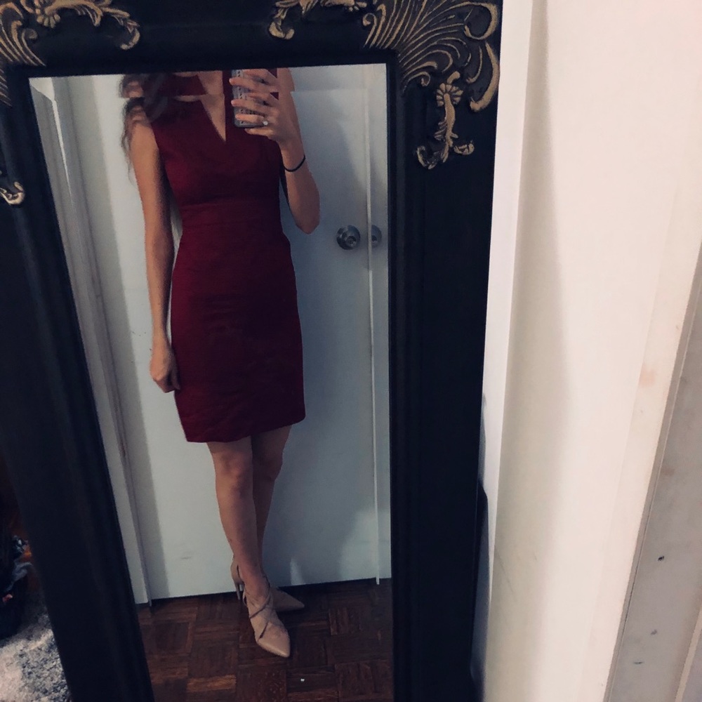 Tory Burch Red Cocktail Dress